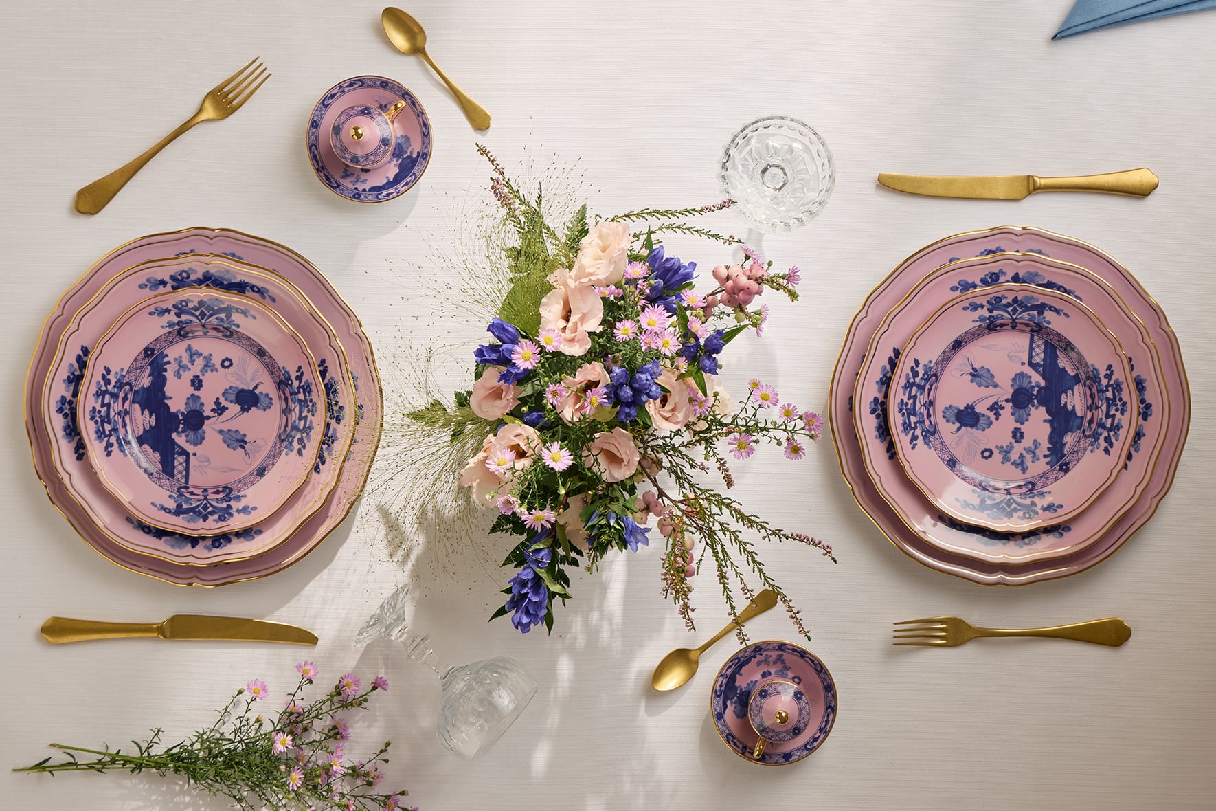 Tableware set for two | Azalea | Ginori 1735